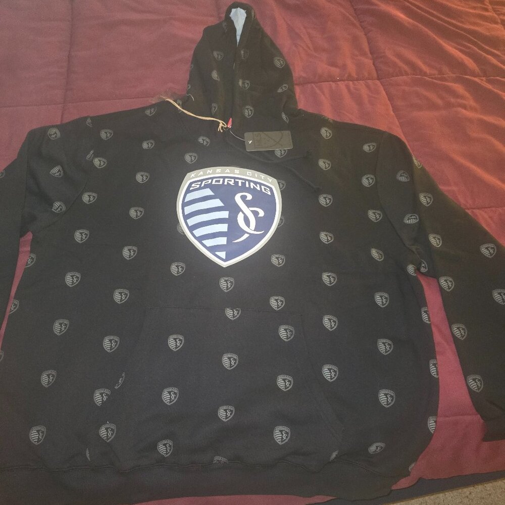 Mitchell and Ness MLS KC Sporting Hoodie XXL